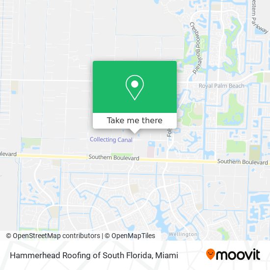 Mapa de Hammerhead Roofing of South Florida