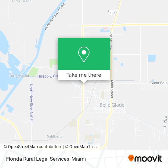 Florida Rural Legal Services map