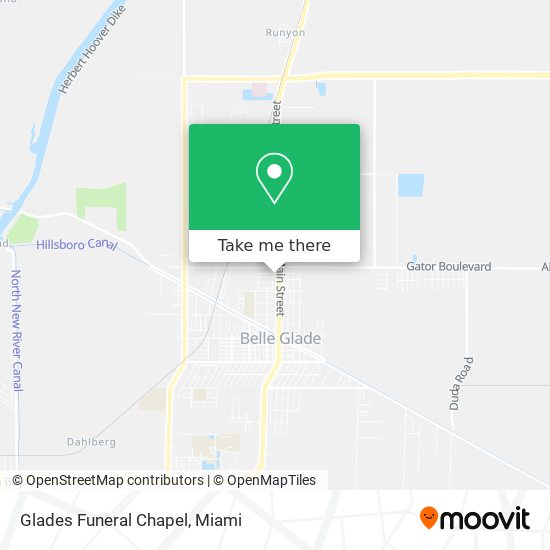 Mapa de Glades Funeral Chapel