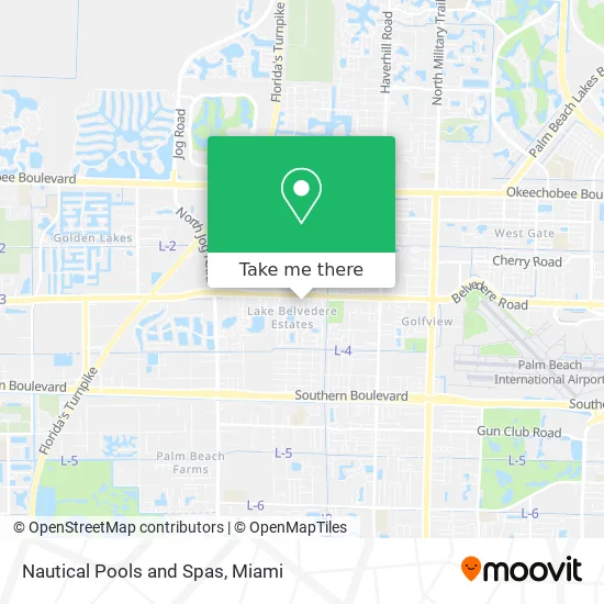 Nautical Pools and Spas map