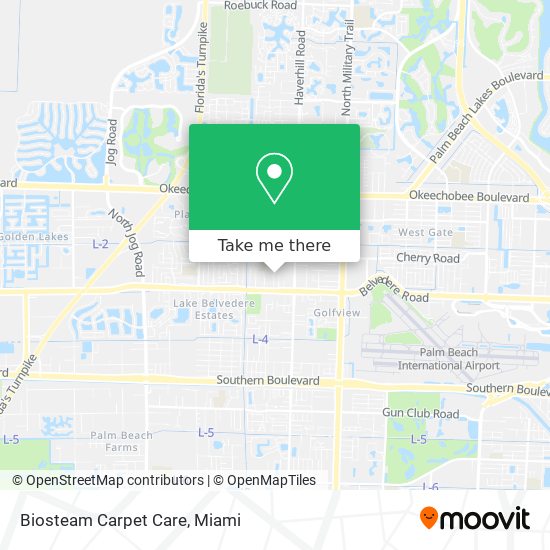 Biosteam Carpet Care map