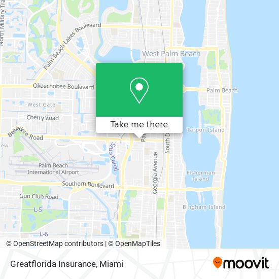 Mapa de Greatflorida Insurance