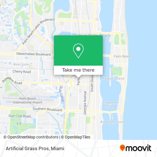 Artificial Grass Pros map