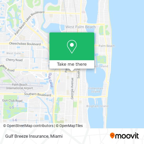 Gulf Breeze Insurance map