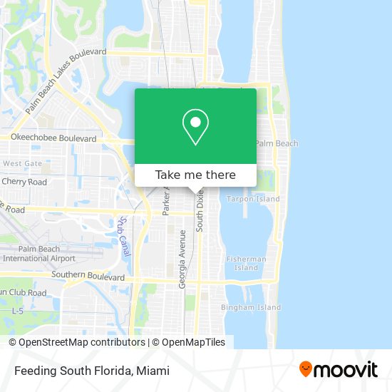 Feeding South Florida map