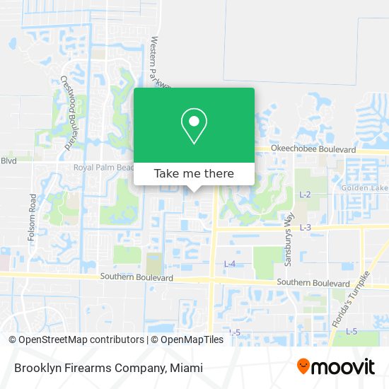 Brooklyn Firearms Company map