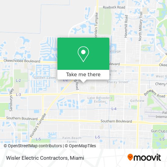 Wisler Electric Contractors map