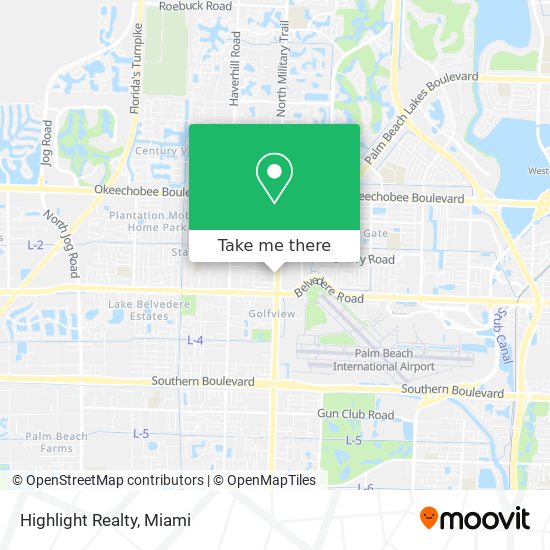 Highlight Realty map