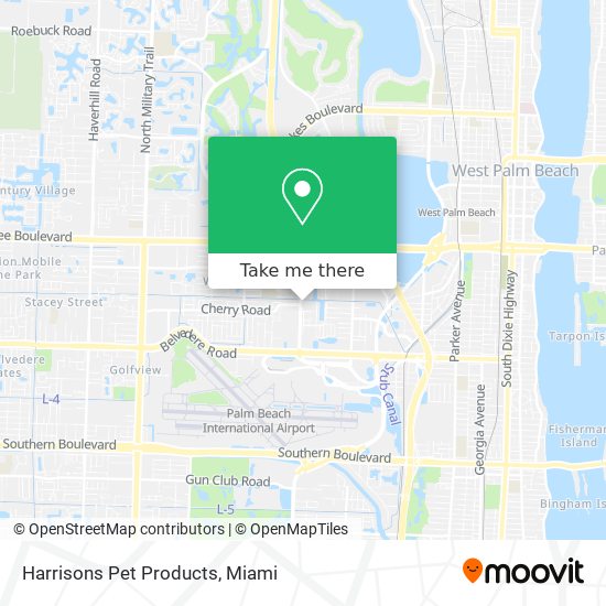 Harrisons Pet Products map