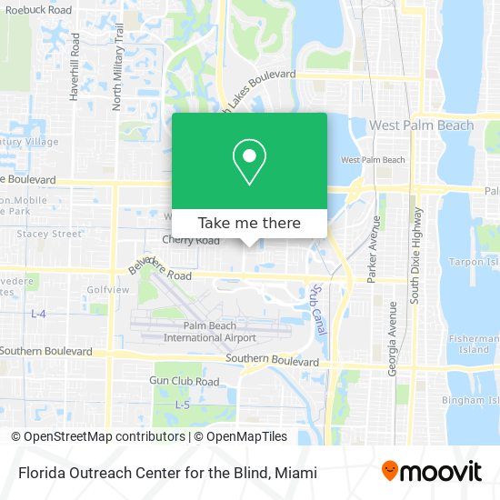 Florida Outreach Center for the Blind map