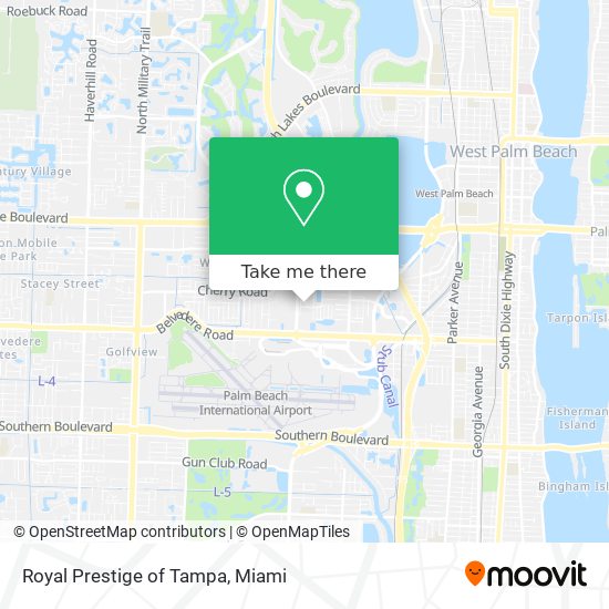 Royal Prestige of Tampa map