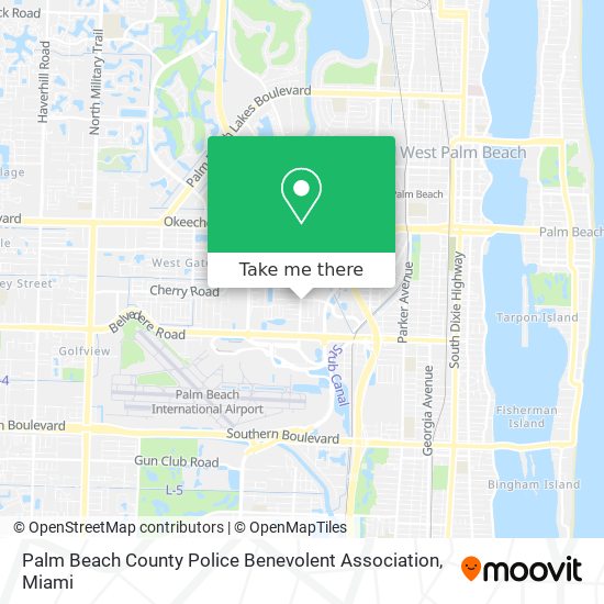Mapa de Palm Beach County Police Benevolent Association