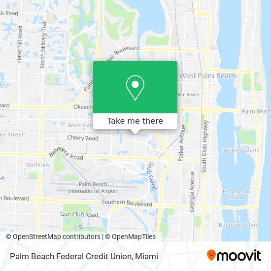 Mapa de Palm Beach Federal Credit Union