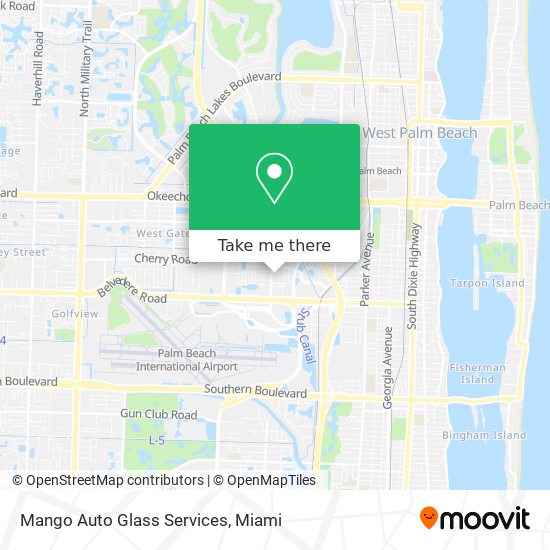 Mango Auto Glass Services map
