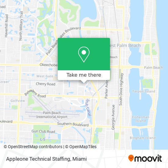 Appleone Technical Staffing map