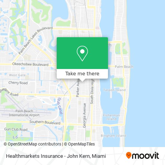 Healthmarkets Insurance - John Kern map