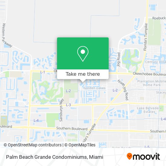 Palm Beach Grande Condominiums map