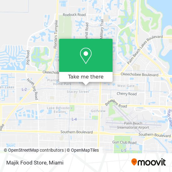 Majik Food Store map