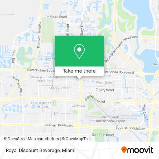 Royal Discount Beverage map