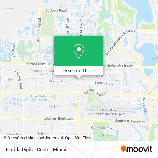 Florida Digital Center map