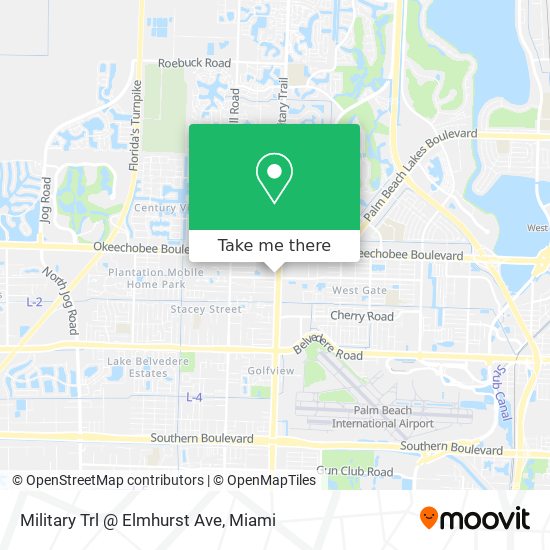 Military Trl @ Elmhurst Ave map