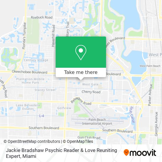 Mapa de Jackie Bradshaw Psychic Reader & Love Reuniting Expert