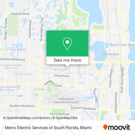 Metro Electric Services of South Florida map