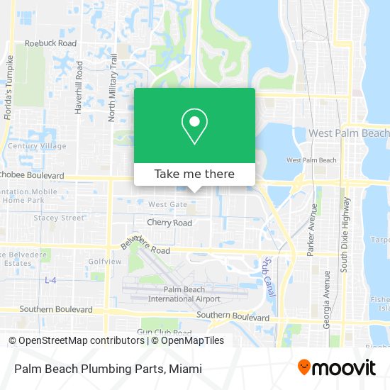 Mapa de Palm Beach Plumbing Parts