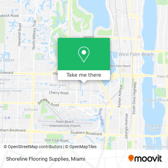 Shoreline Flooring Supplies map