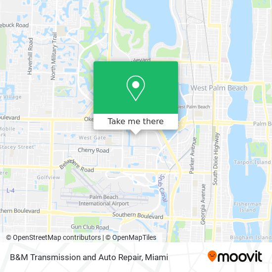 Mapa de B&M Transmission and Auto Repair