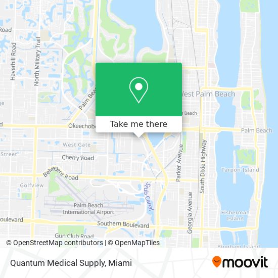 Quantum Medical Supply map