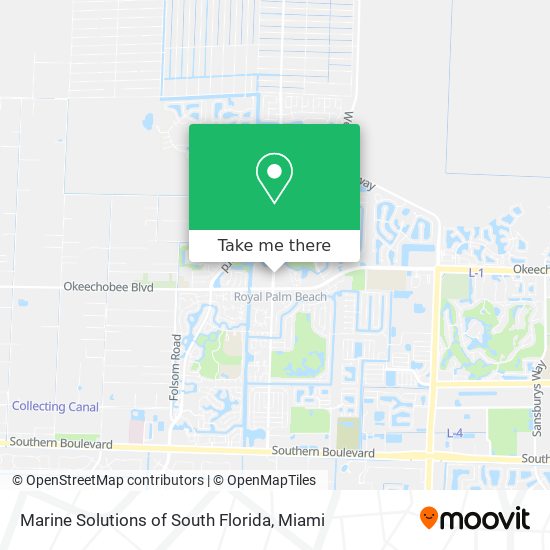 Marine Solutions of South Florida map