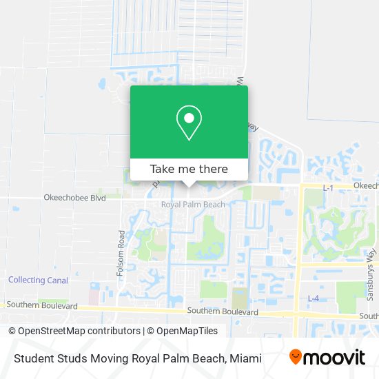 Mapa de Student Studs Moving Royal Palm Beach