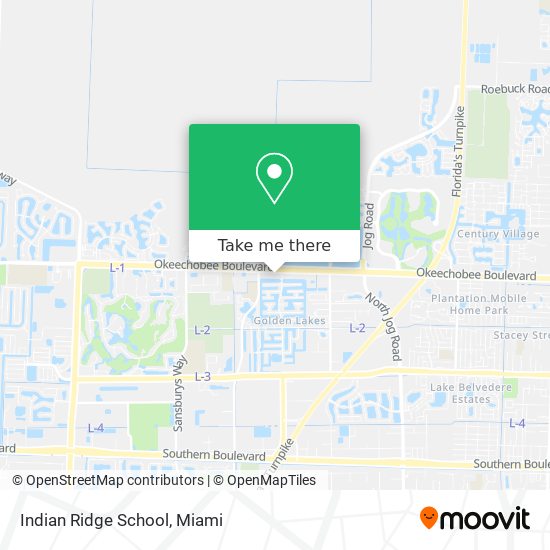 Indian Ridge School map