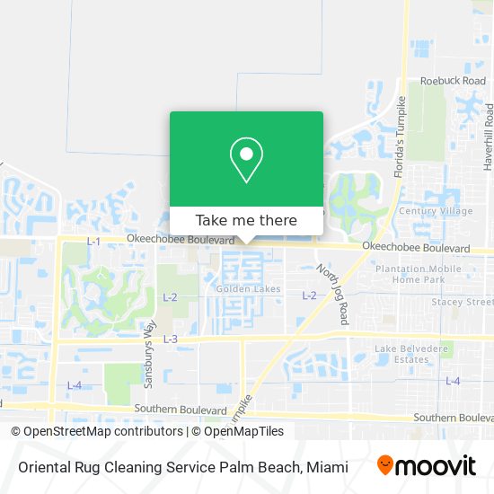 Oriental Rug Cleaning Service Palm Beach map