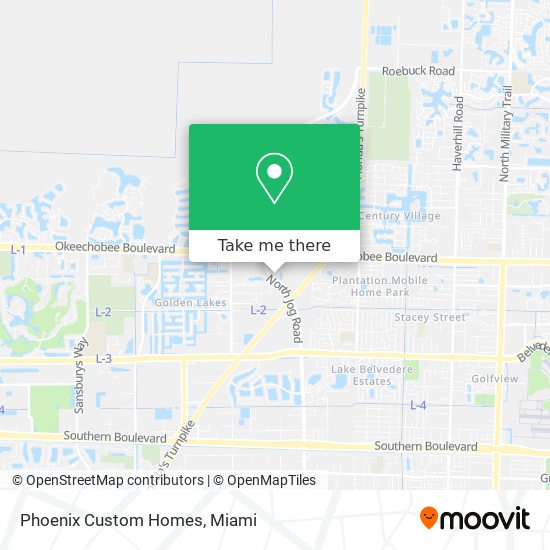 Phoenix Custom Homes map