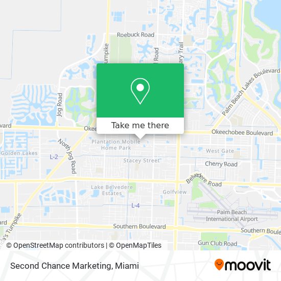 Second Chance Marketing map