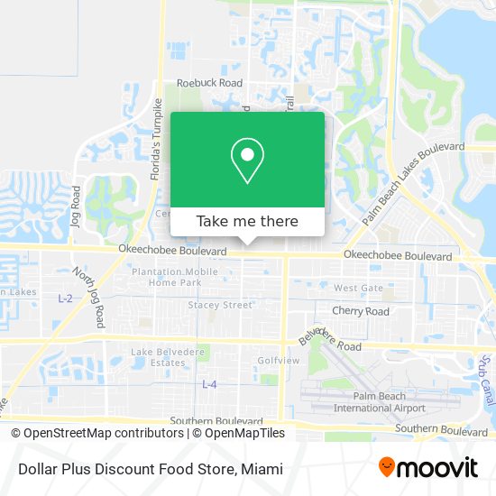 Mapa de Dollar Plus Discount Food Store