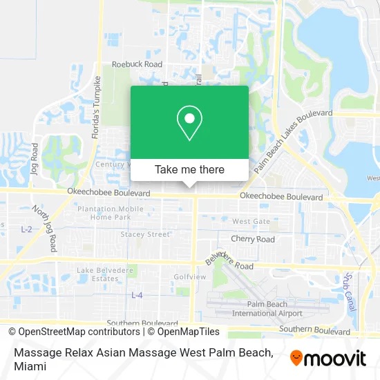 Massage Relax Asian Massage West Palm Beach map