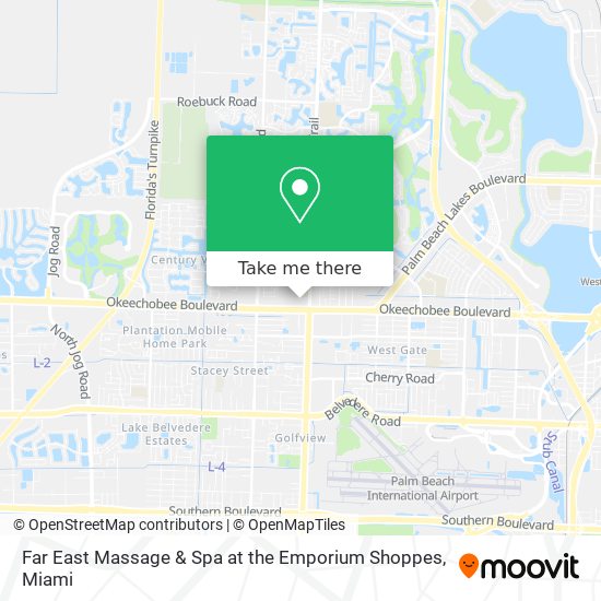Far East Massage & Spa at the Emporium Shoppes map