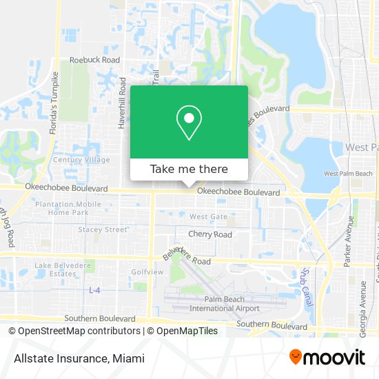 Mapa de Allstate Insurance