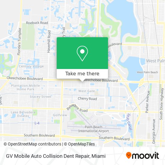 Mapa de GV Mobile Auto Collision Dent Repair