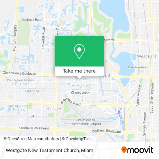 Westgate New Testament Church map