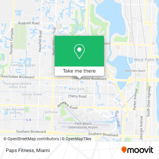 Paps Fitness map