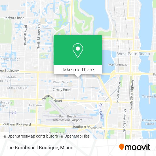 Mapa de The Bombshell Boutique