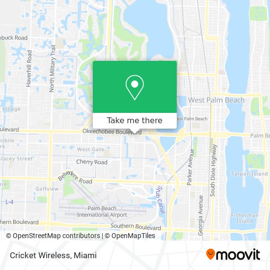 Cricket Wireless map