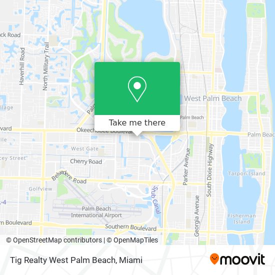 Mapa de Tig Realty West Palm Beach