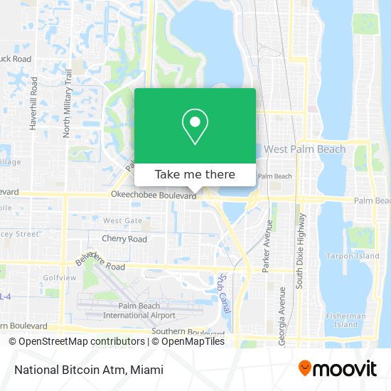 Mapa de National Bitcoin Atm