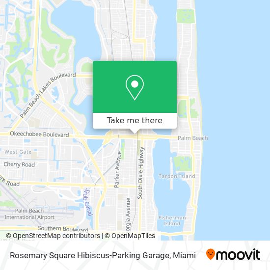 Rosemary Square Hibiscus-Parking Garage map