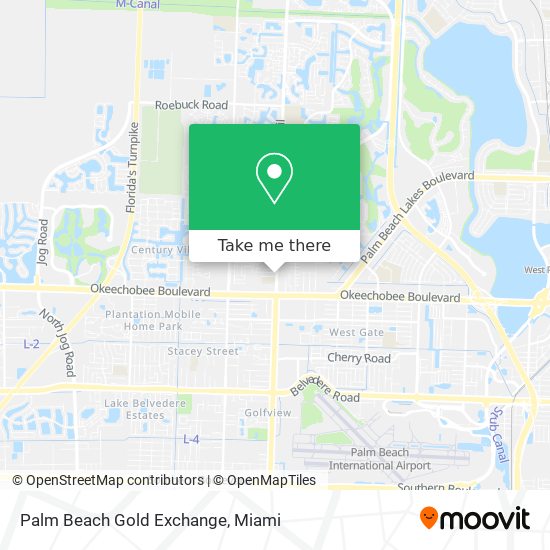 Mapa de Palm Beach Gold Exchange